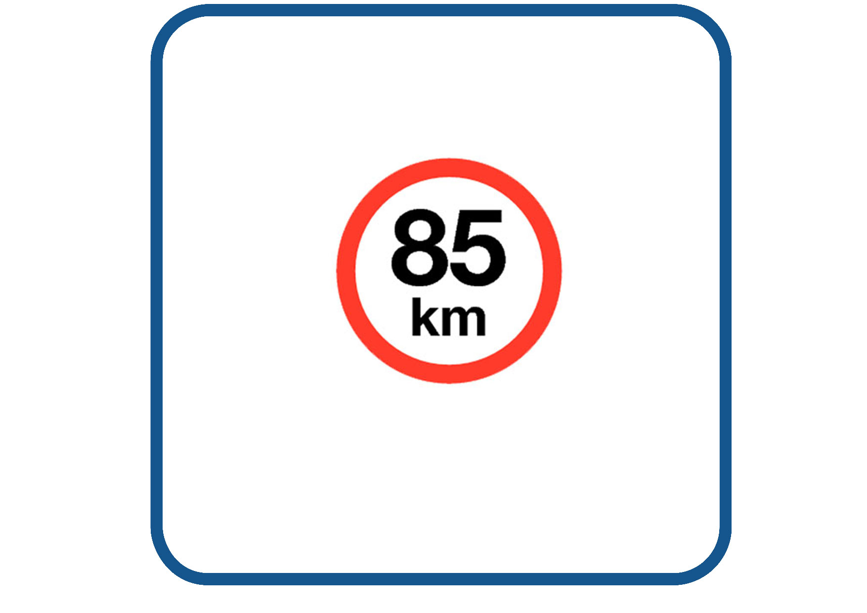85 KM sticker