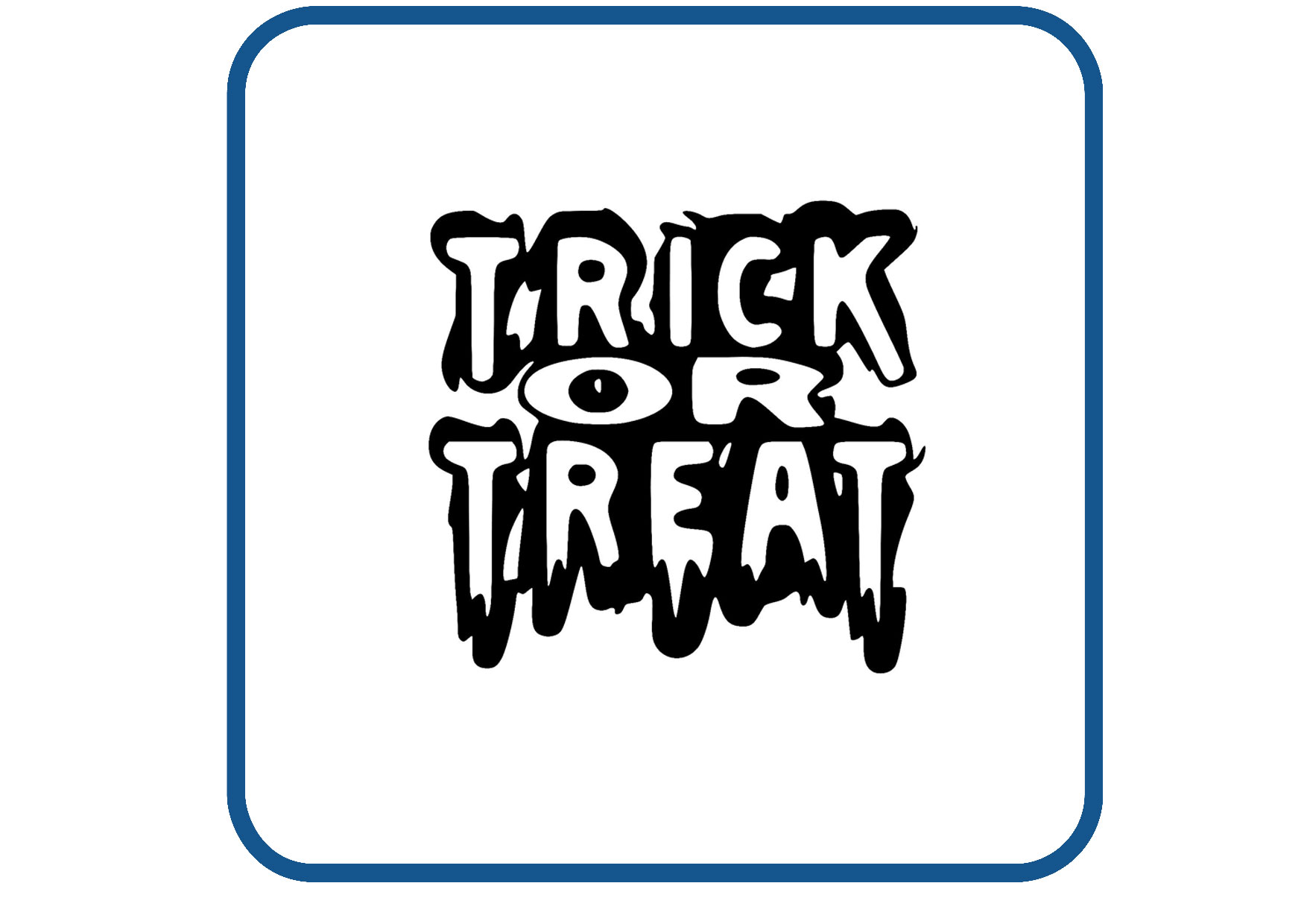 Trick or Threat sticker