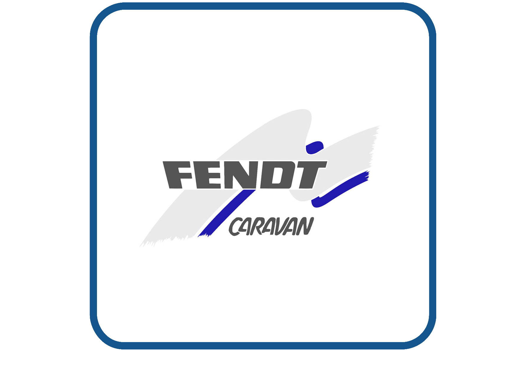 Fendt caravan in 3 kleuren caravan en camper sticker
