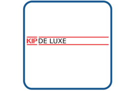 Kip De Luxe caravan en camper sticker