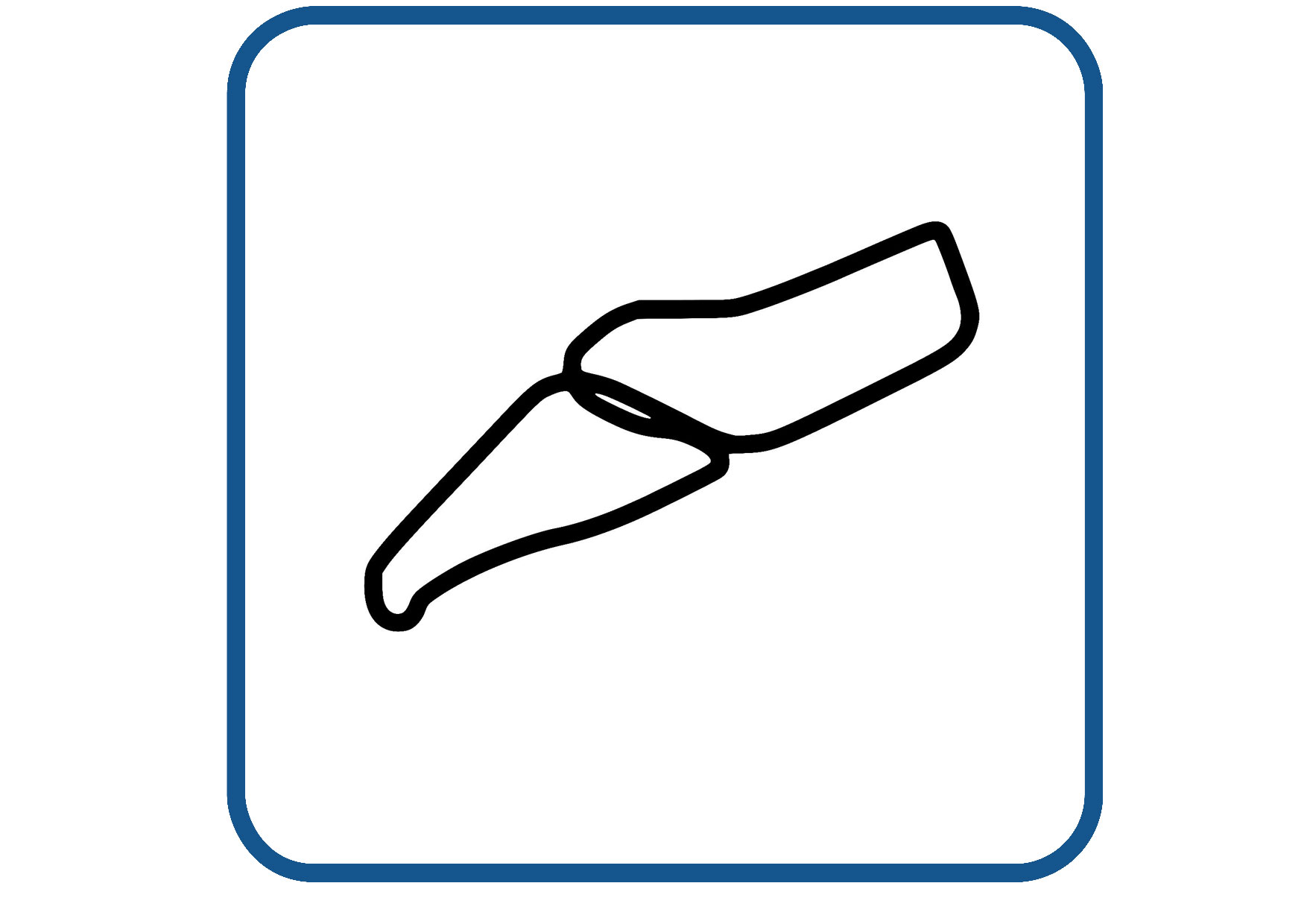 Top Gear test track circuit sticker