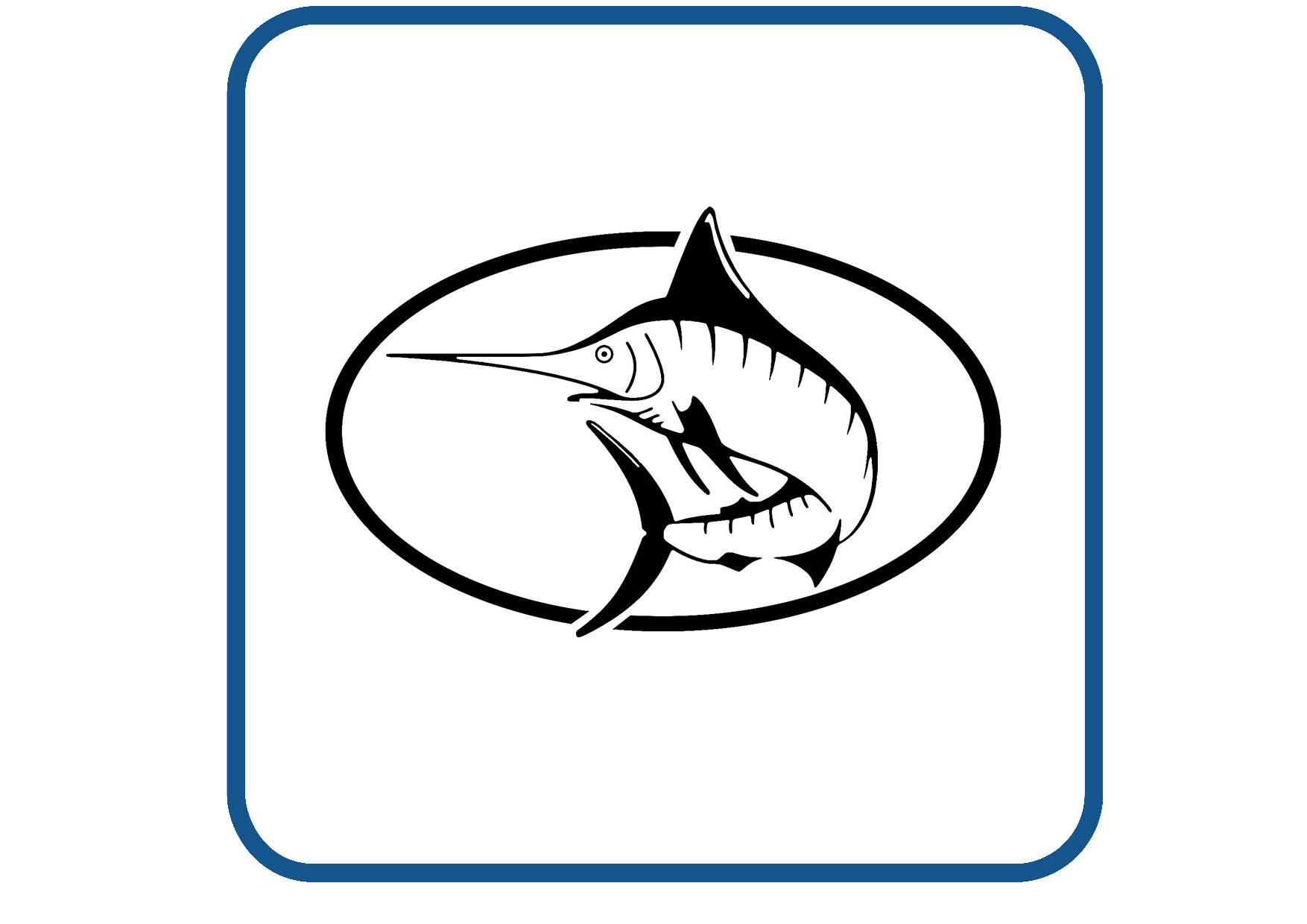 Marlin logo sticker