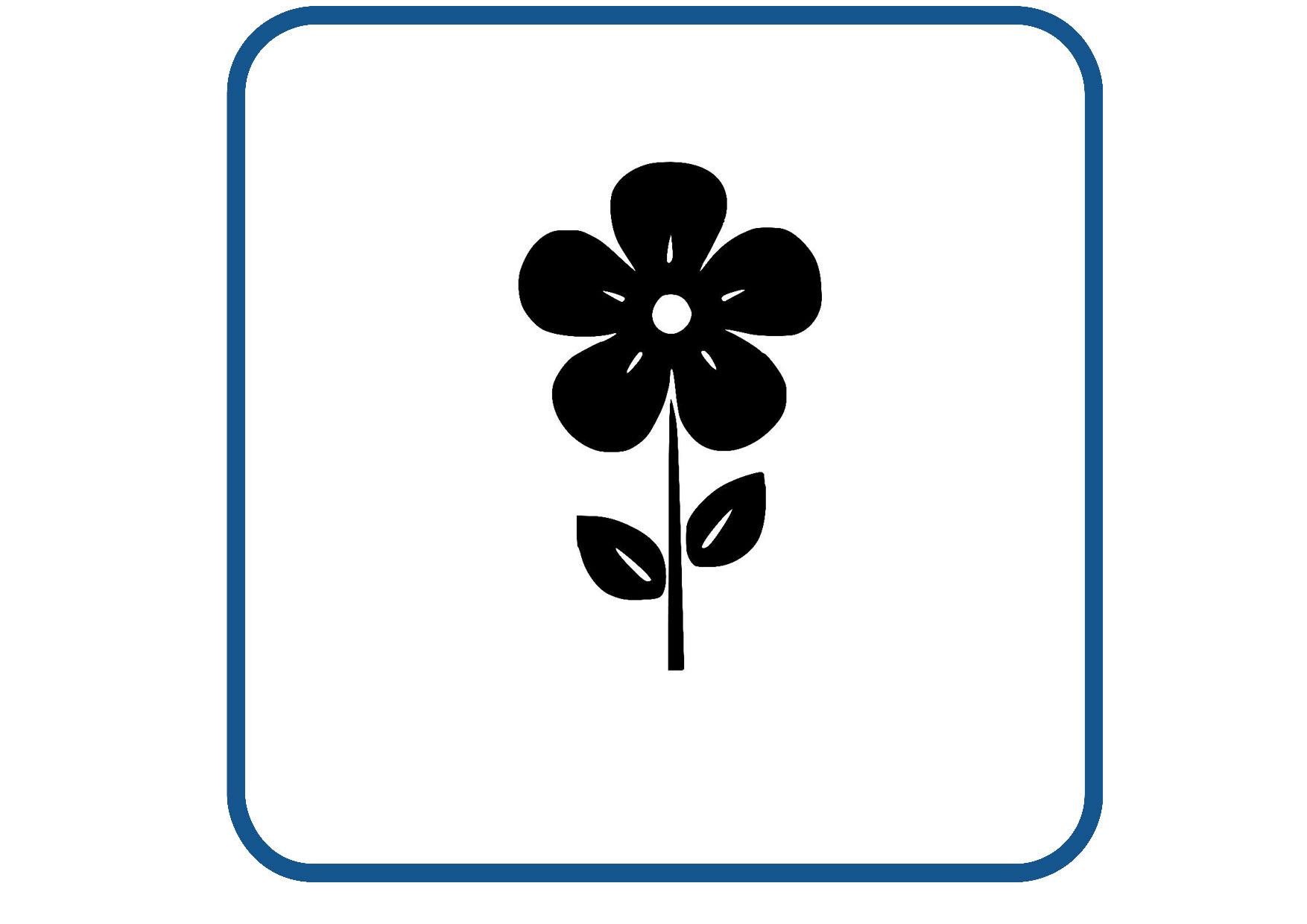 Bloem design 26 sticker