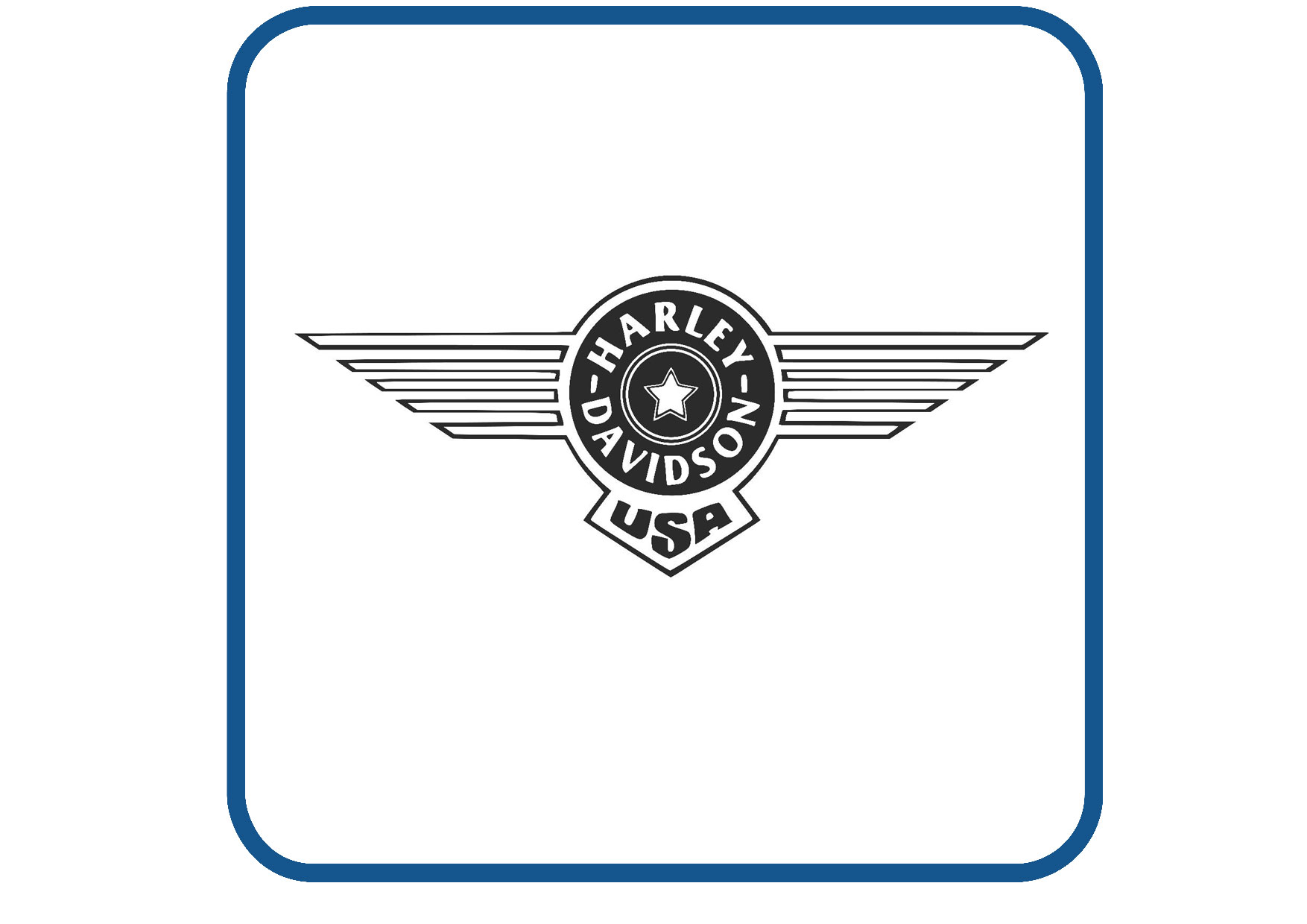 Harley Davidson USA sticker