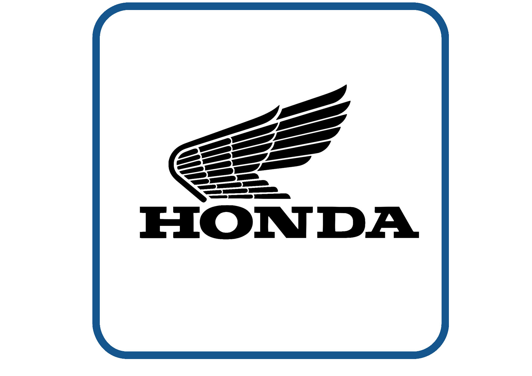 Honda wing sticker