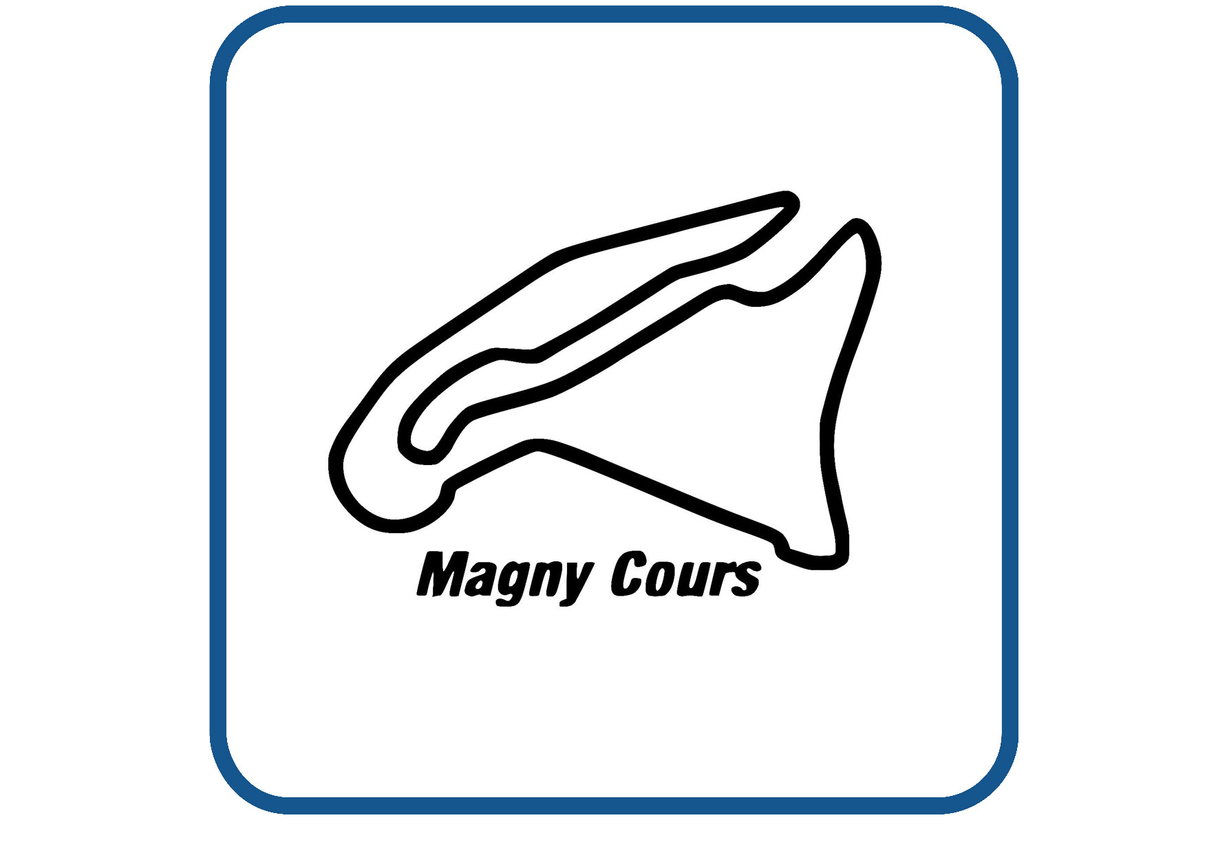 Magny Cours circuit sticker