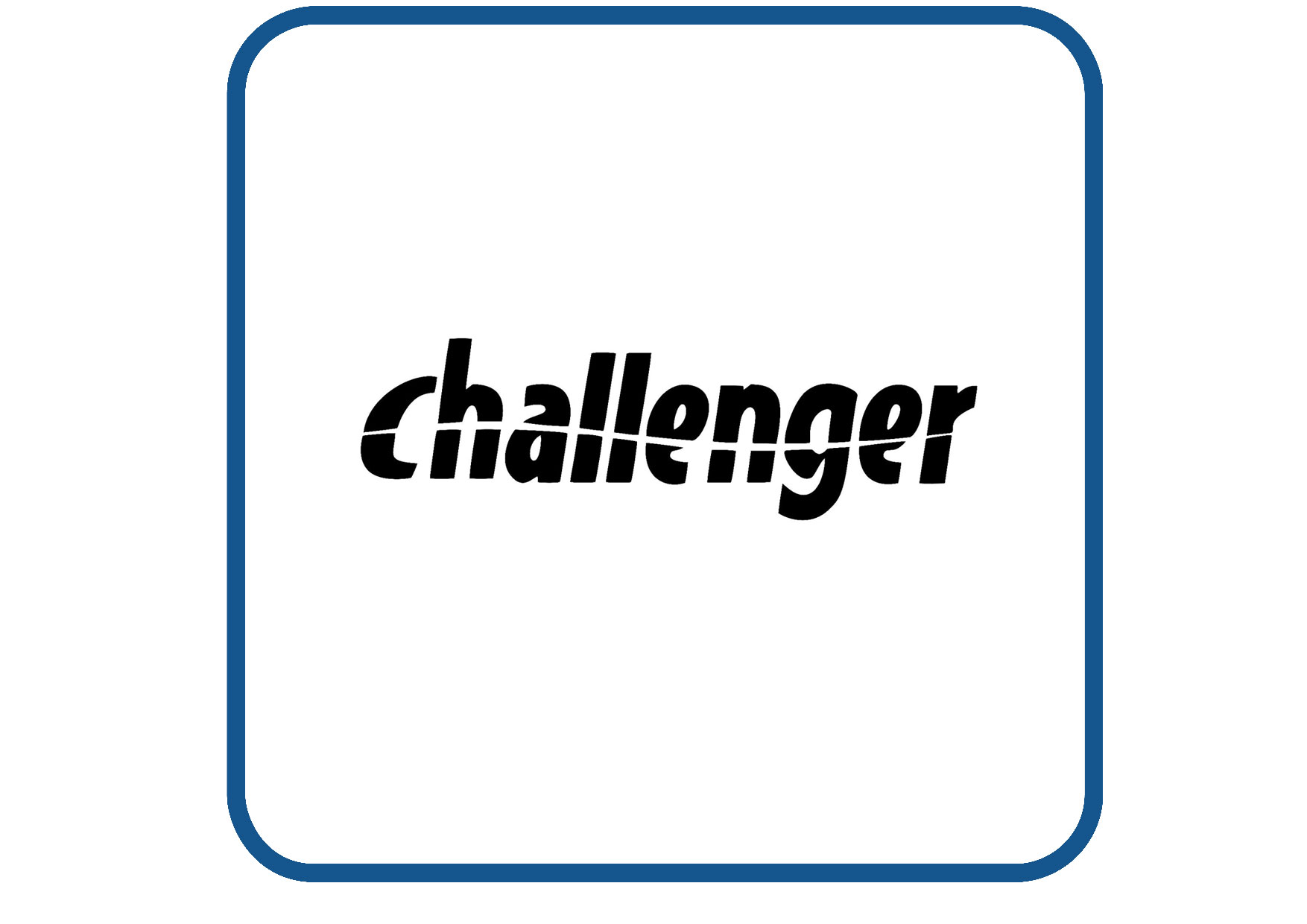 Challenger caravan en camper sticker