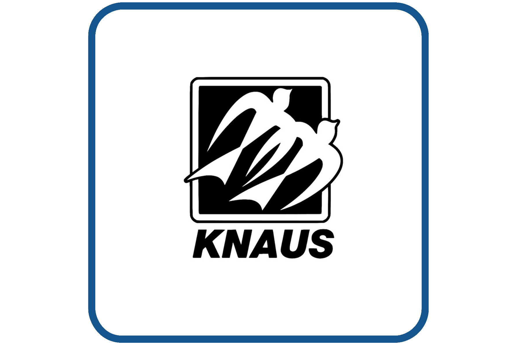 Knaus caravan en camper sticker