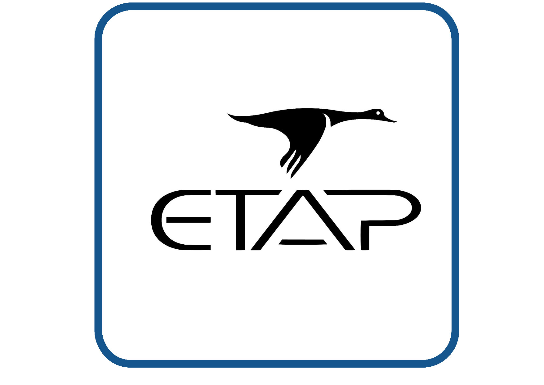 Etap met logo sticker