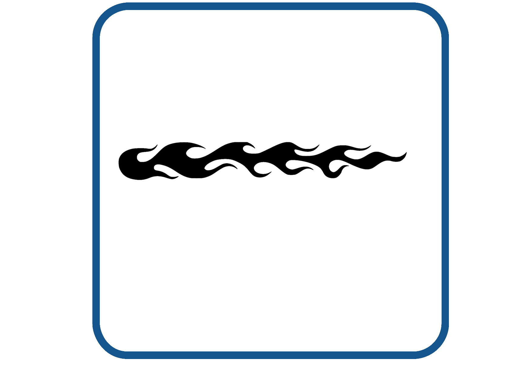 Vlammen design 34 sticker