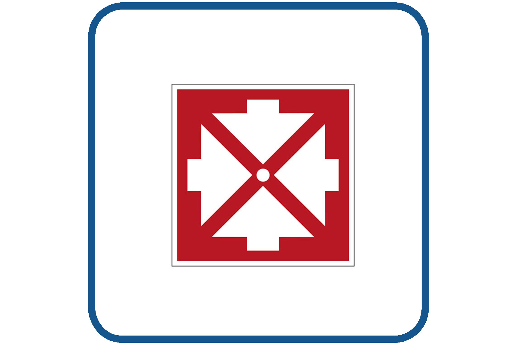 Verzamelpunt sticker