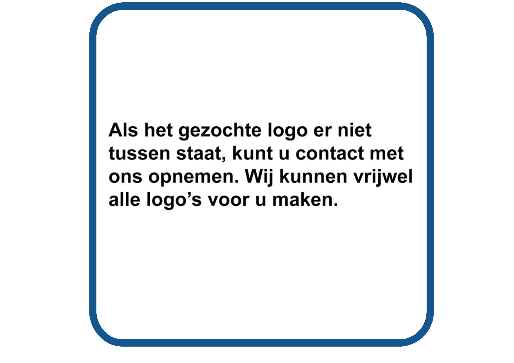 Andere logo sticker