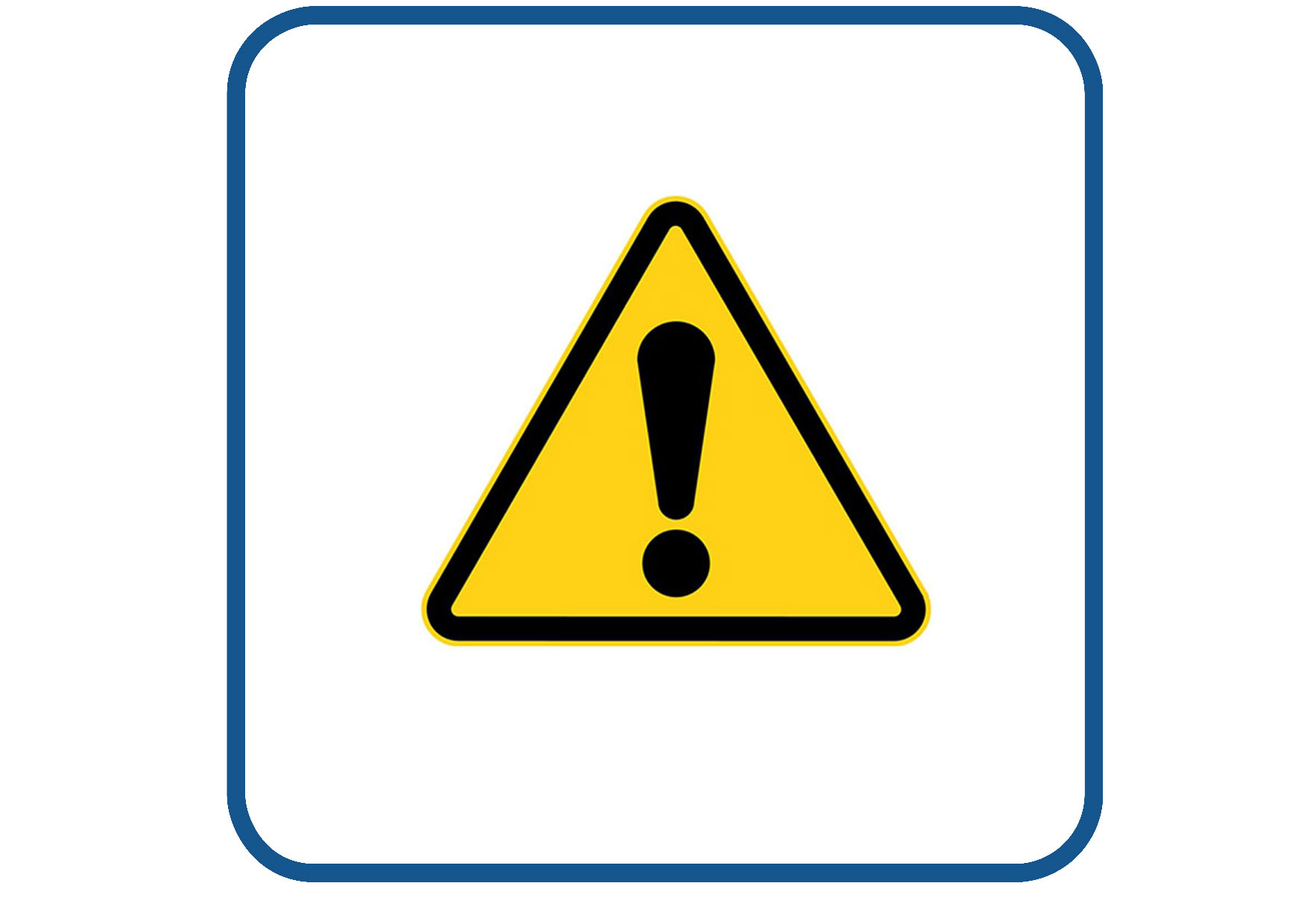 Gevaar algemeen sticker
