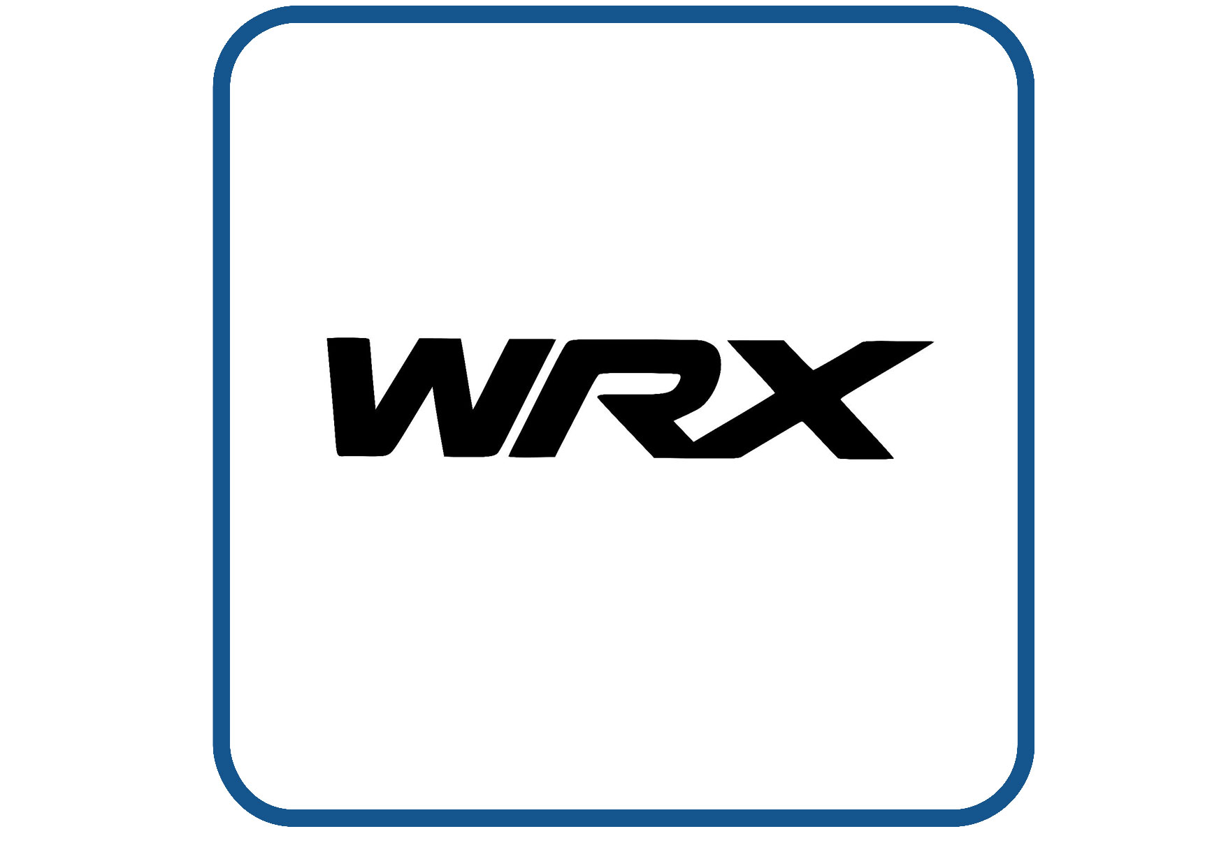 WRX remklauw sticker