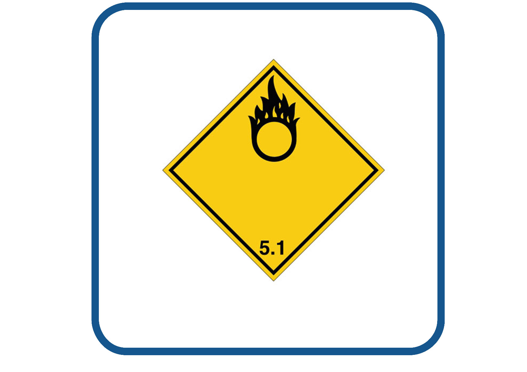 Oxiderende stoffen sticker
