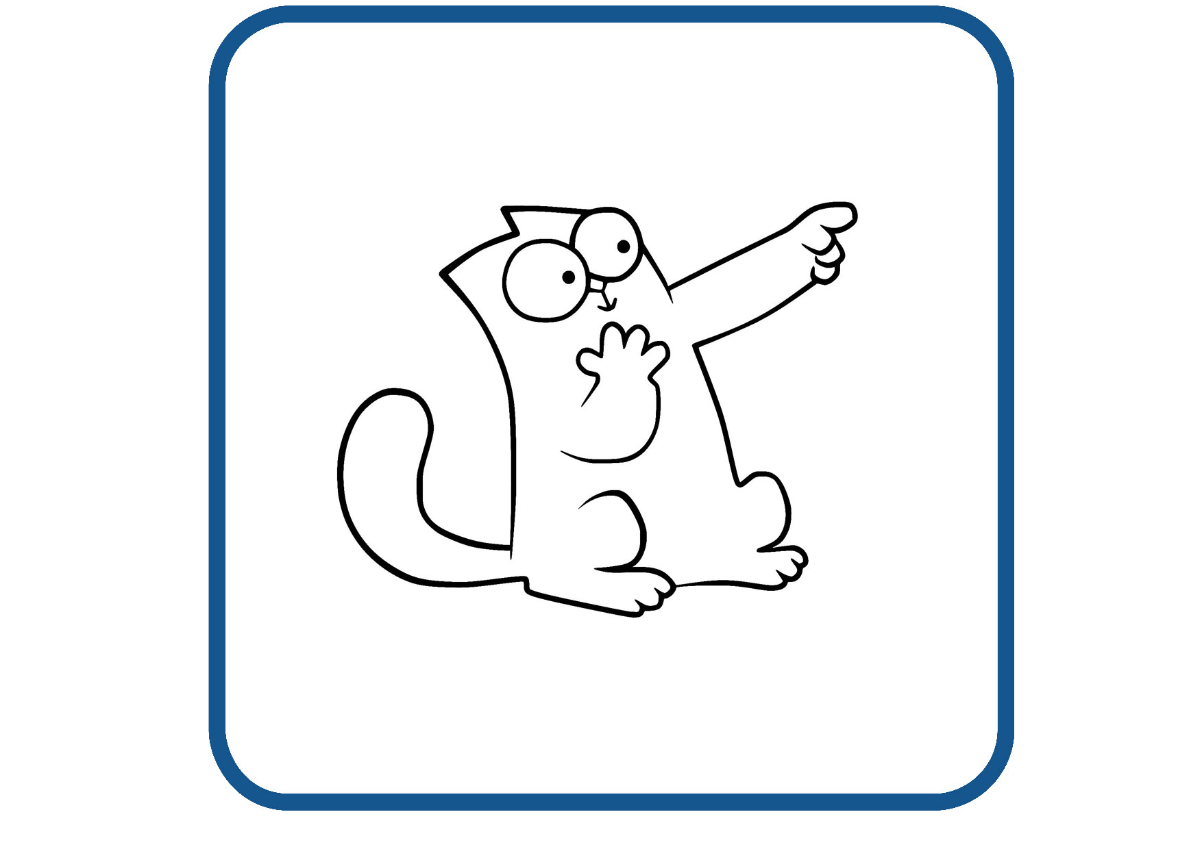 Simon Katze design 11 sticker