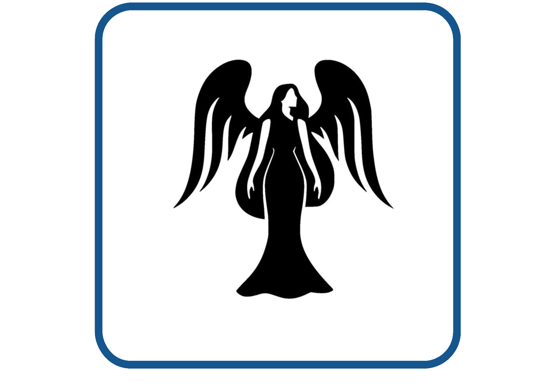 Maagd sticker