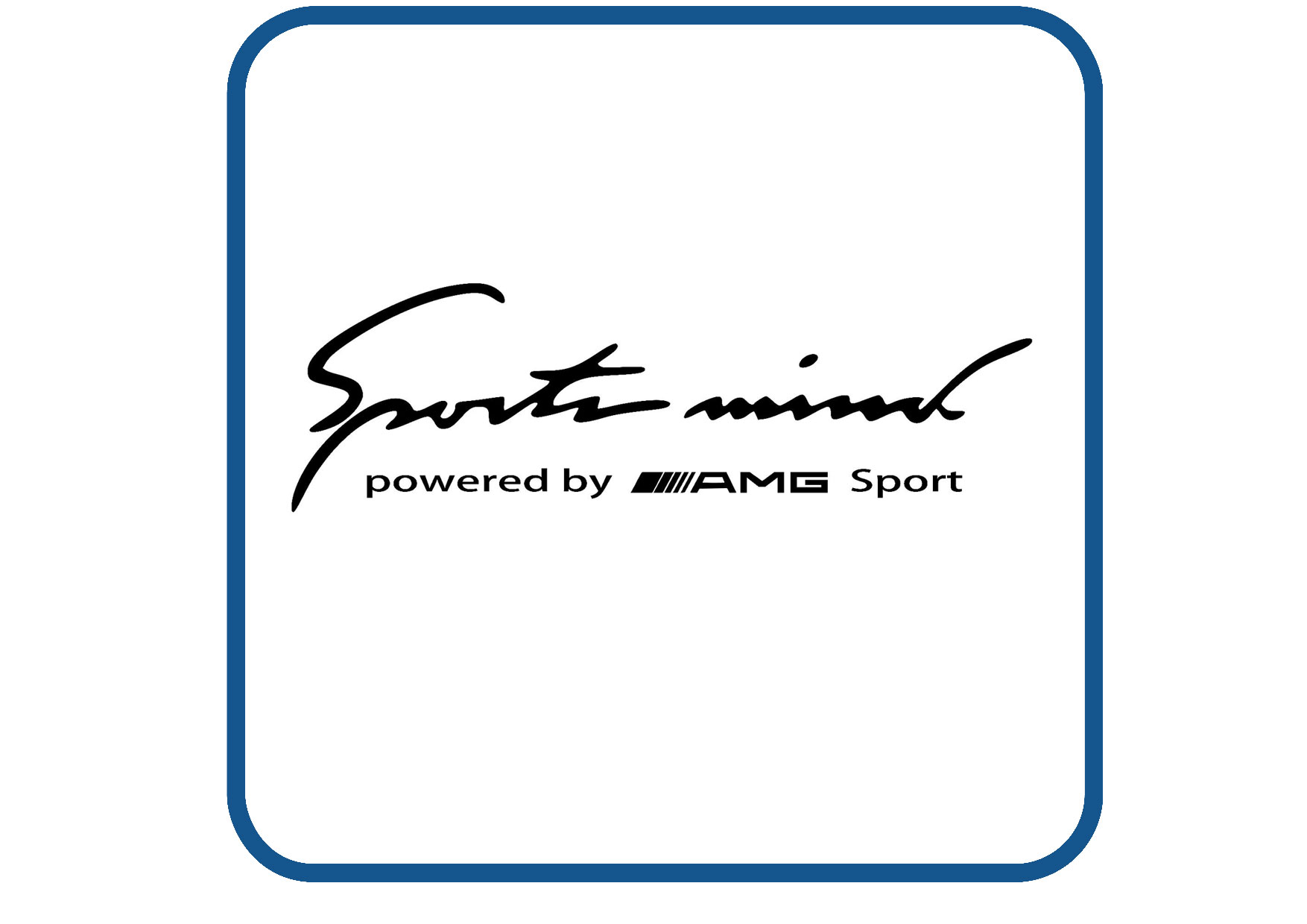 AMG Sport mind sticker