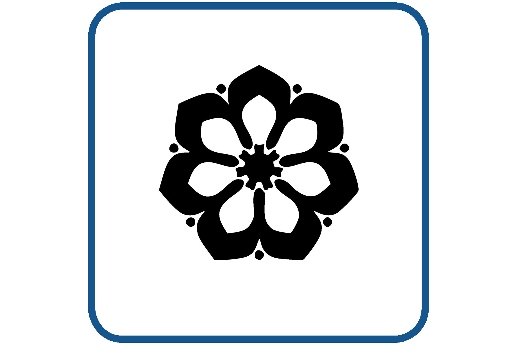 Bloem design 4 sticker