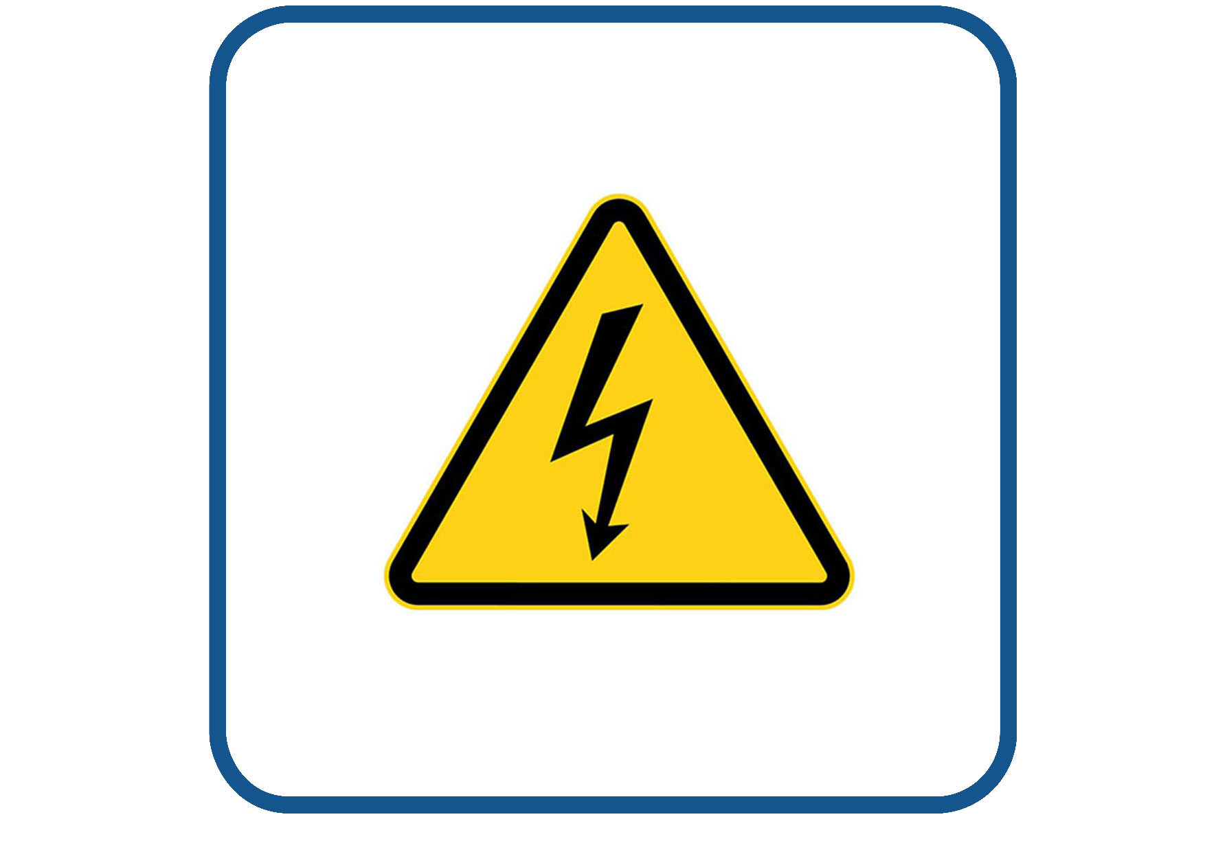 Elektriciteit sticker