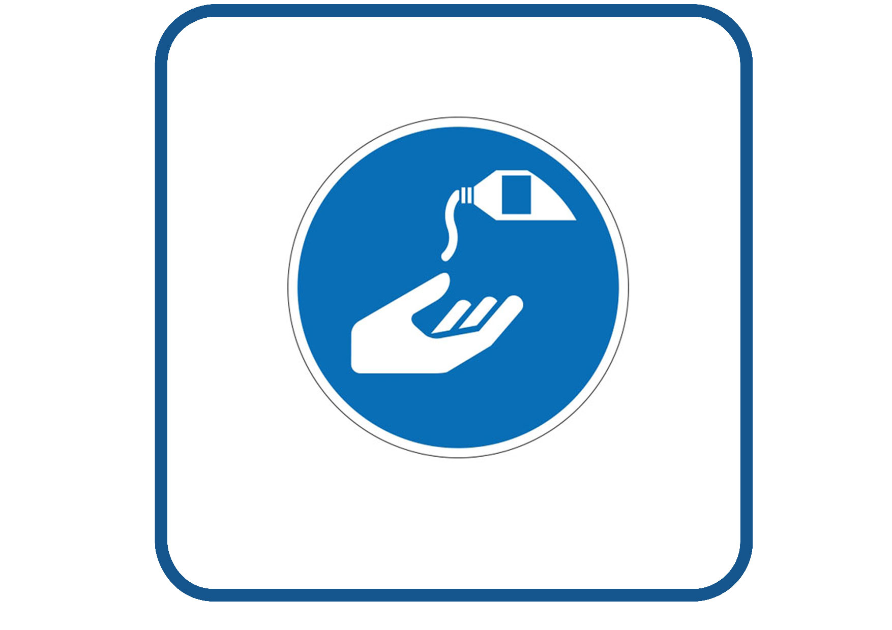 Huidcreme sticker