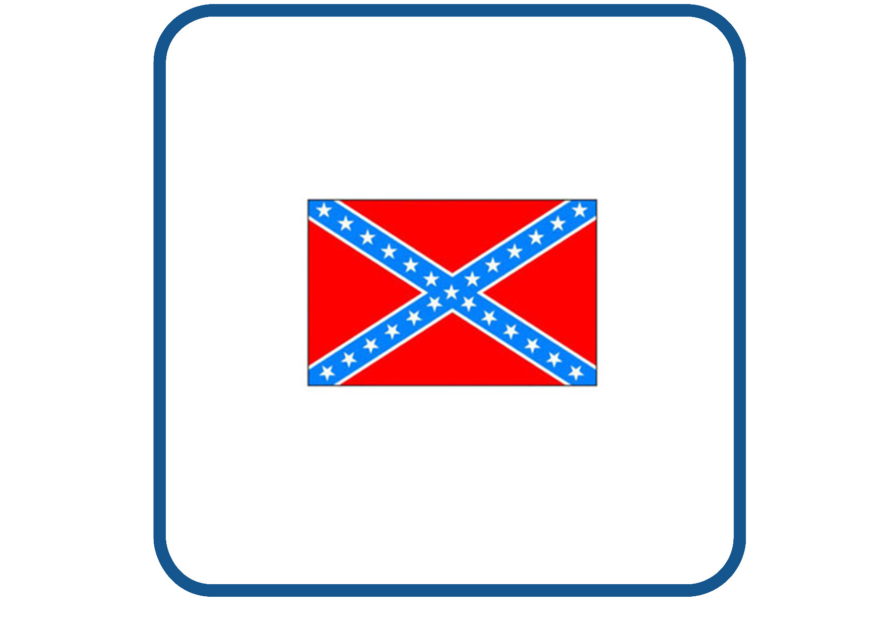 Rebel vlag sticker