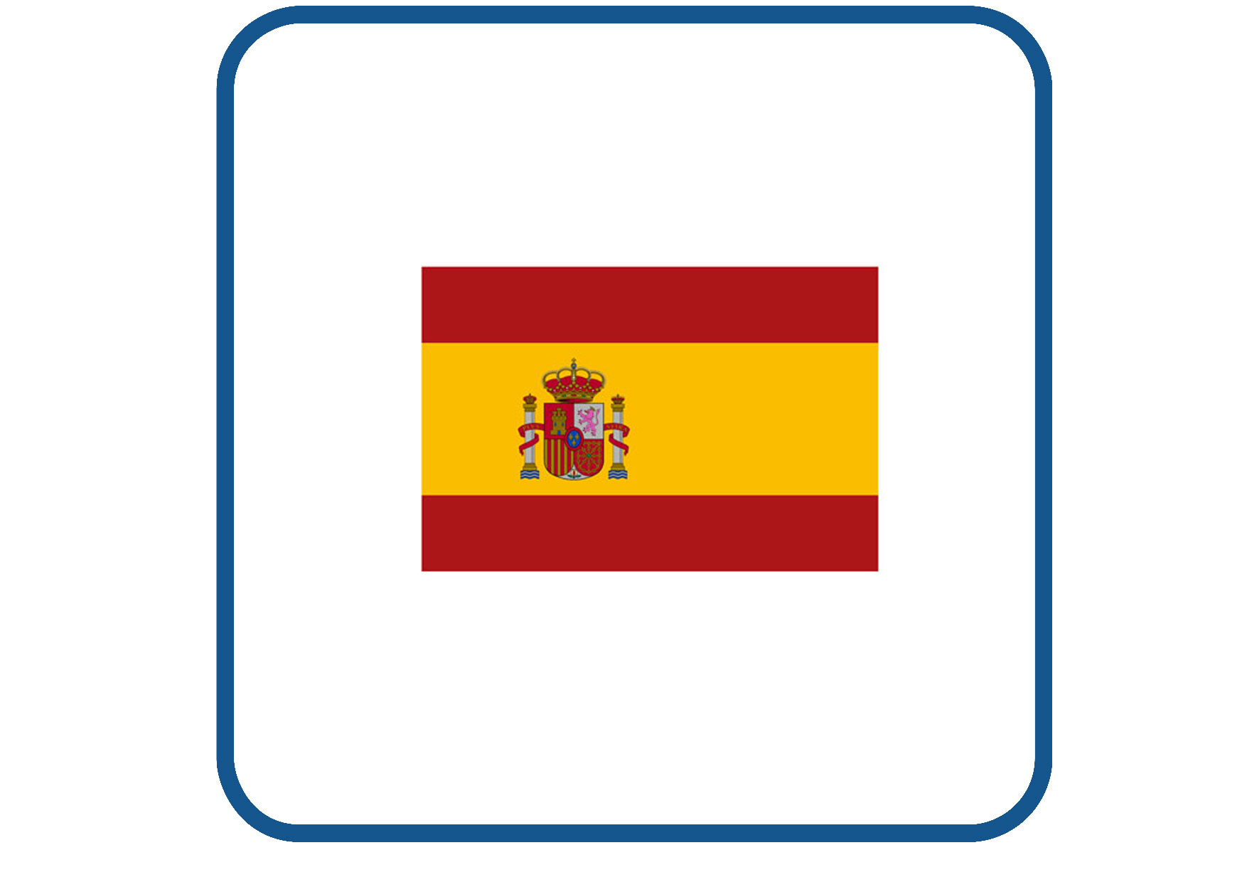 Spanje vlag sticker