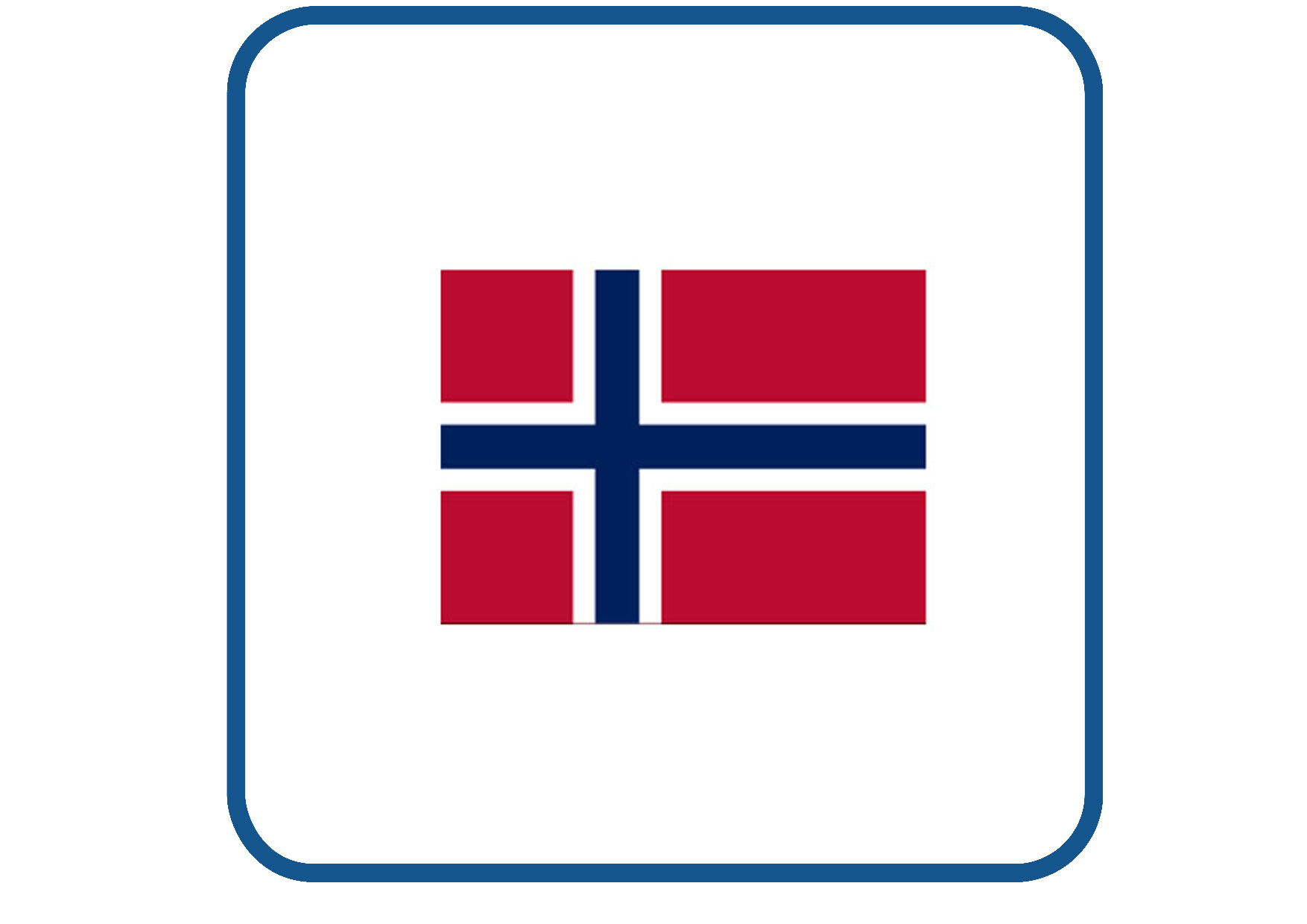 Noorwegen vlag sticker
