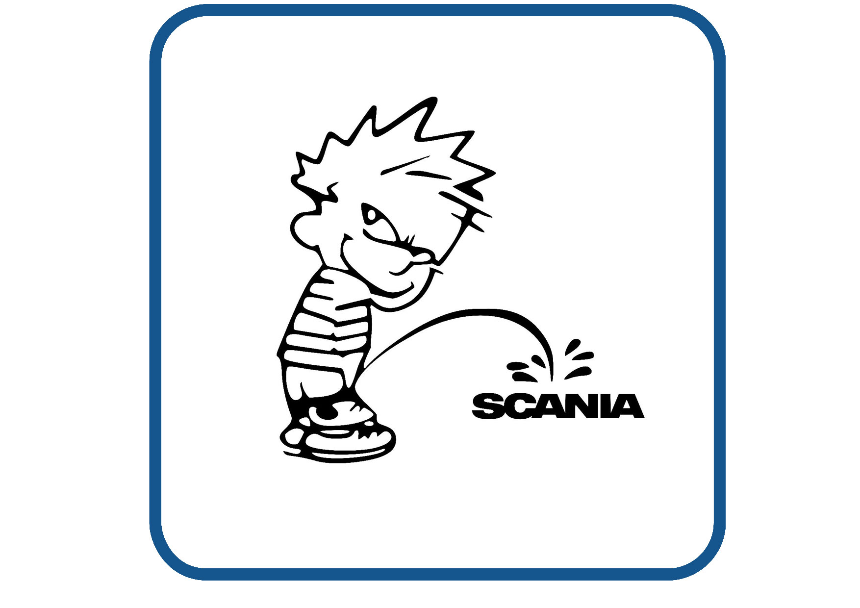 SCANIA Calvin sticker