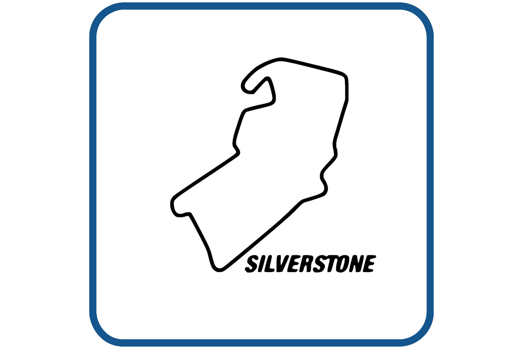 Silverstone circuit sticker