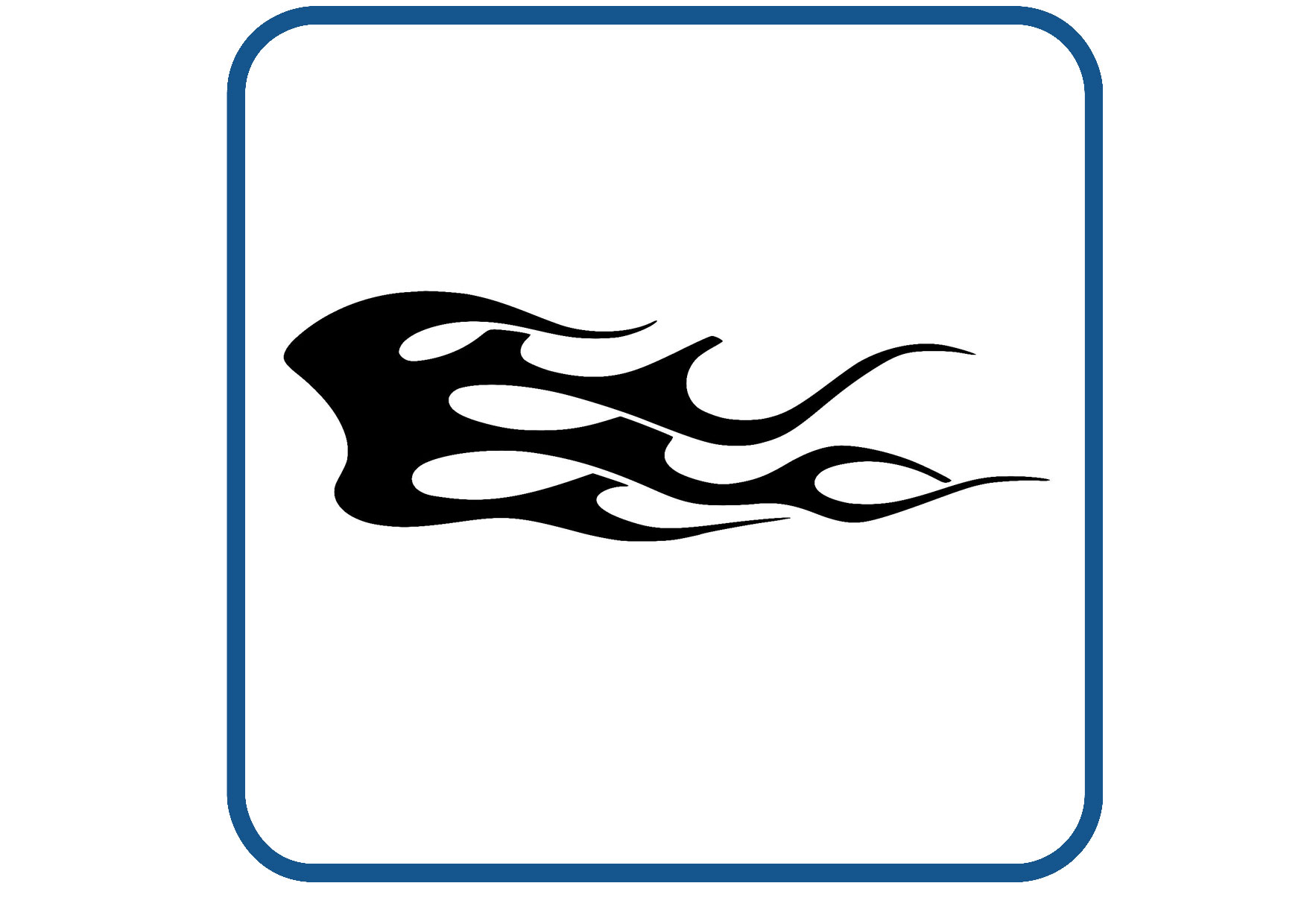 Vlammen design 49 sticker