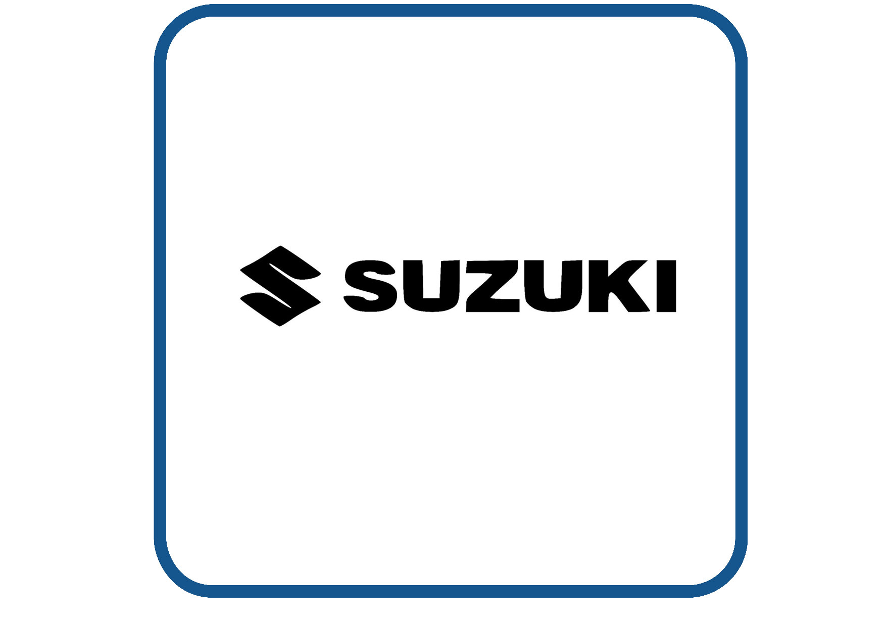 Suzuki met logo sticker