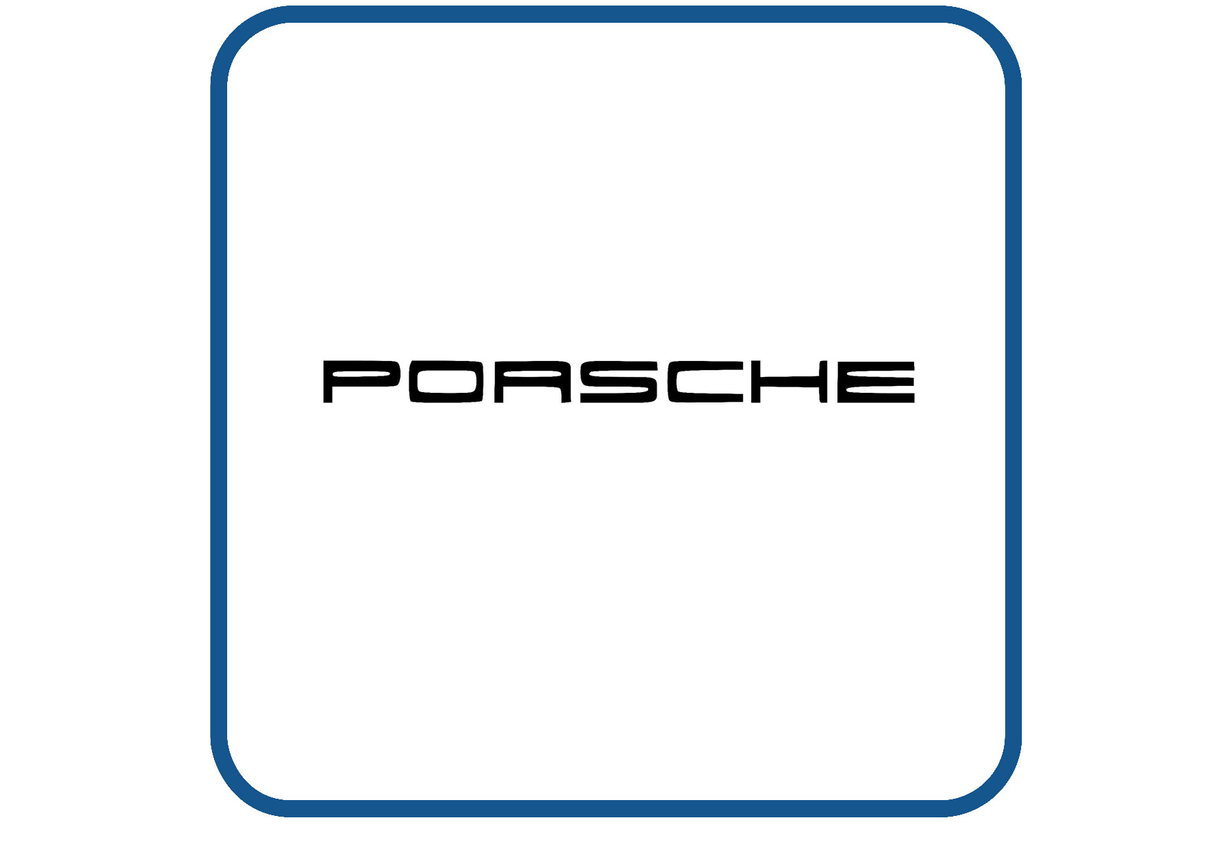 Porsche remklauw sticker