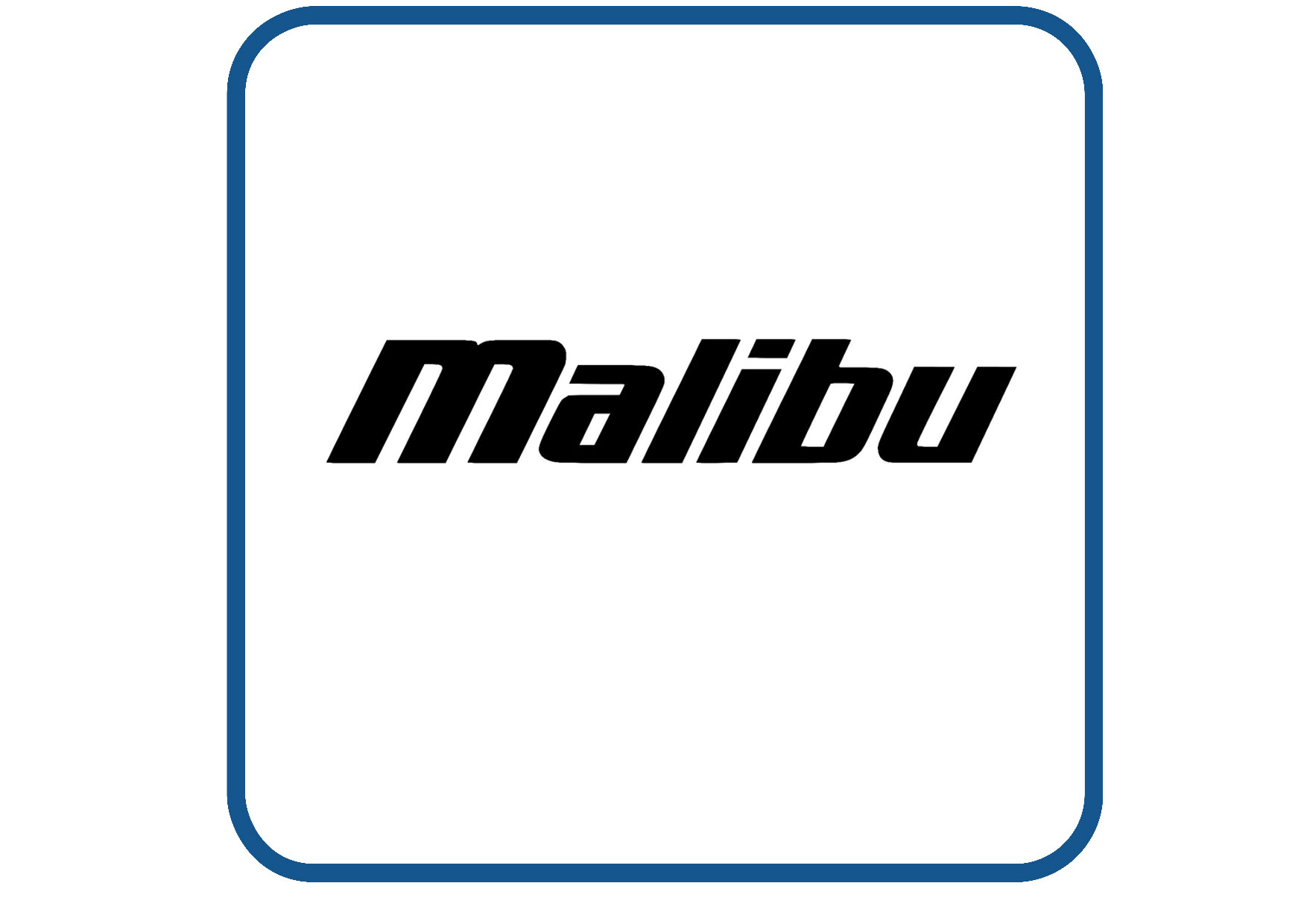 Malibu design 1 sticker