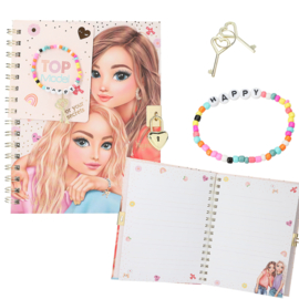 TOPModel Dagboek met hangslot en armband