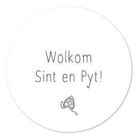 Muurcirkel Wolkom Sint & Pyt – 20 cm