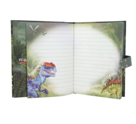 Dino World dagboek met geheime code