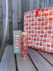 Glazen waterfles Vintage Apple