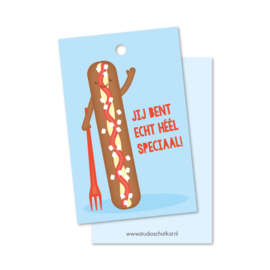 jij bent echt héél (FRIKANDEL) SPECIAAL! | kadolabel
