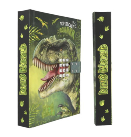 Dino World dagboek met geheime code