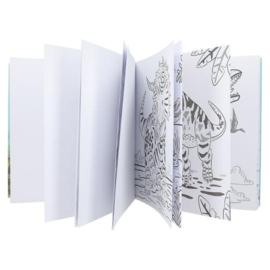 Dino World waterverf boek