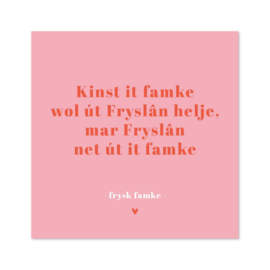 Bordje Frysk famke