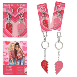 TOPModel sleutelhangers hart BFF