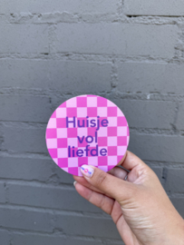 Onderzetter - Huisje vol liefde