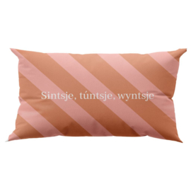 Buitenkussen ‘ Sintsje , túntsje, wyntsje 60 x 40 cm
