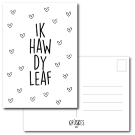 Kaart Ik had dy Leaf