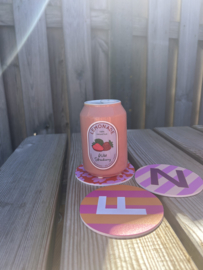 Blikje Vaas - Roze