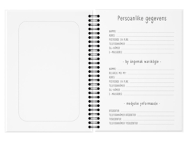 Friese Jaaragenda 2027 –  Olijfgroen Dots  A5