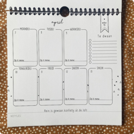 Friese weekkalender 2025 - Krúskes