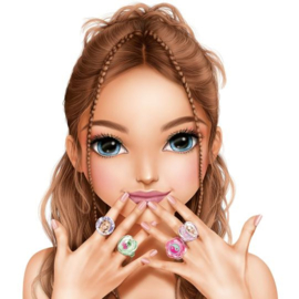 TOPModel lipgloss ring (groen hart)